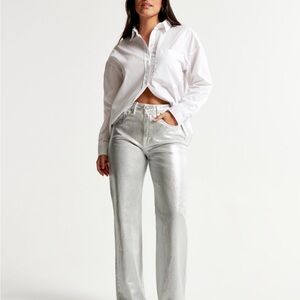 Abercrombie & Fitch Silver Flare Jeans